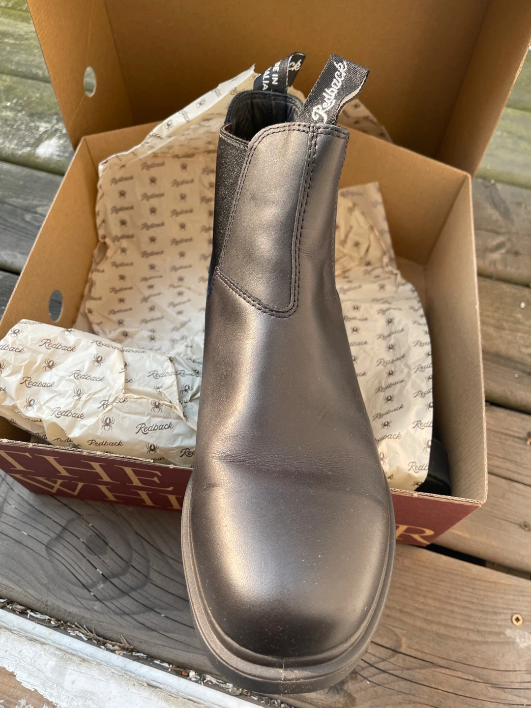 Redback Whistler RWBK Black Leather Chelsea Boots - photo 5
