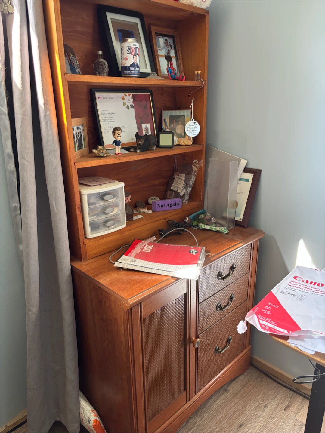 2 Sauder storage cabinets / extra-wide nightstands. - photo 2