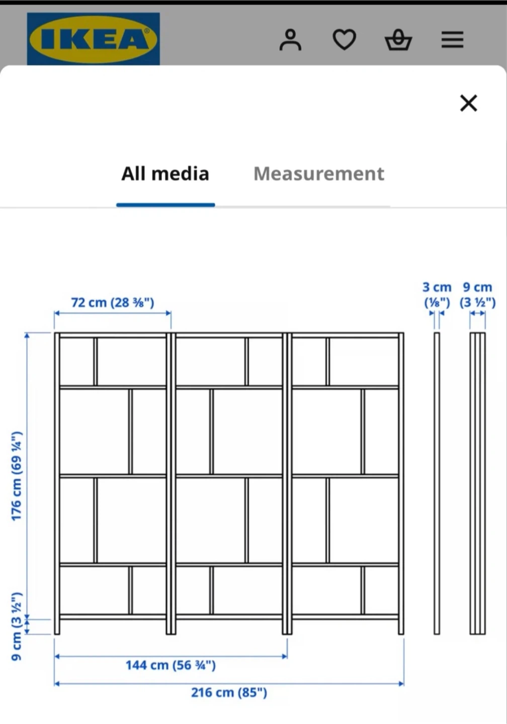 IKEA RISÖR Room Divider - photo 3