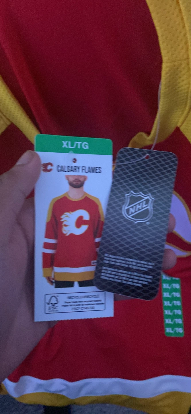 Calgary Flames Jersey – XL – Brand New With Tags - photo 5