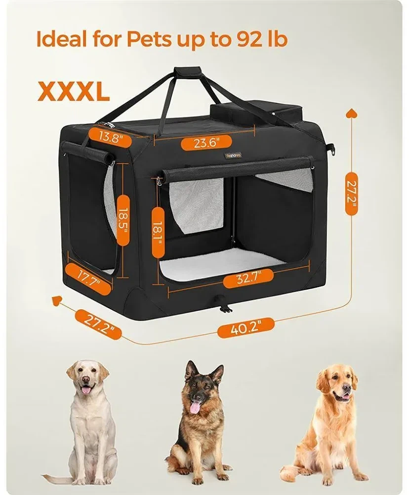 Feandrea XXXL Pet Carrier Crate - photo 5