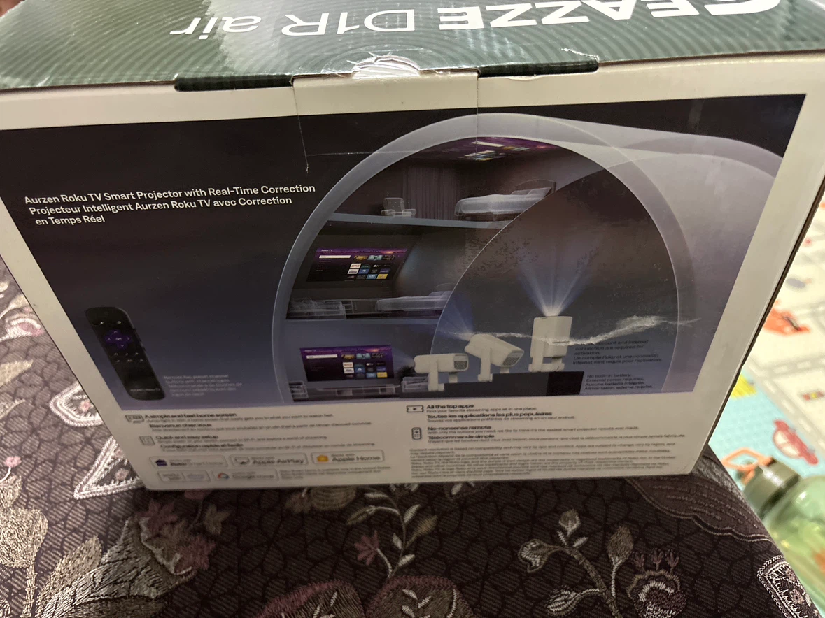 Aurzen Roku TV Smart Projector EAZZE D1R air - photo 2