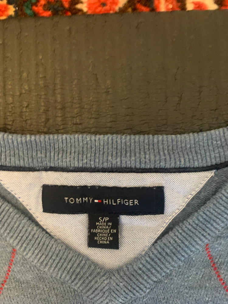 Tommy Hilfiger Argyle V-Neck Sweater - photo 2