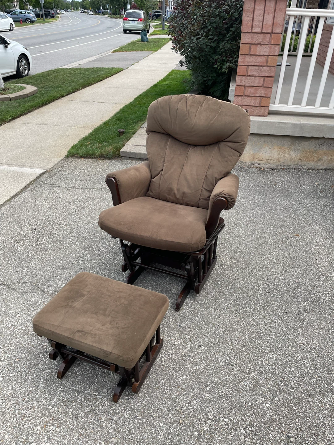 Rocking Chair and Foot Rest