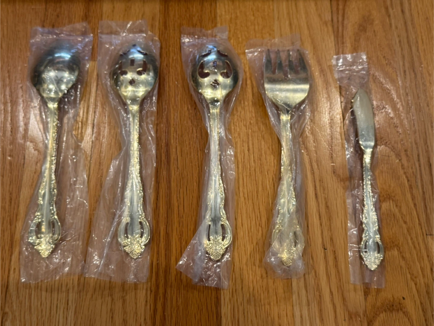 New WALLACE Gold BAROQUE 5 pc Serving Set - photo 2