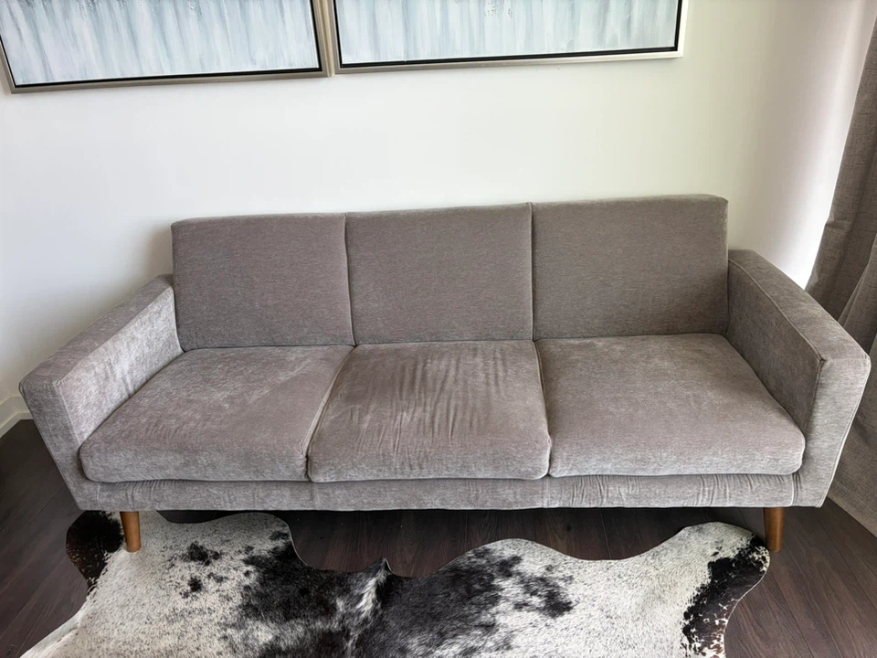 Grey 3-Seater Sofa