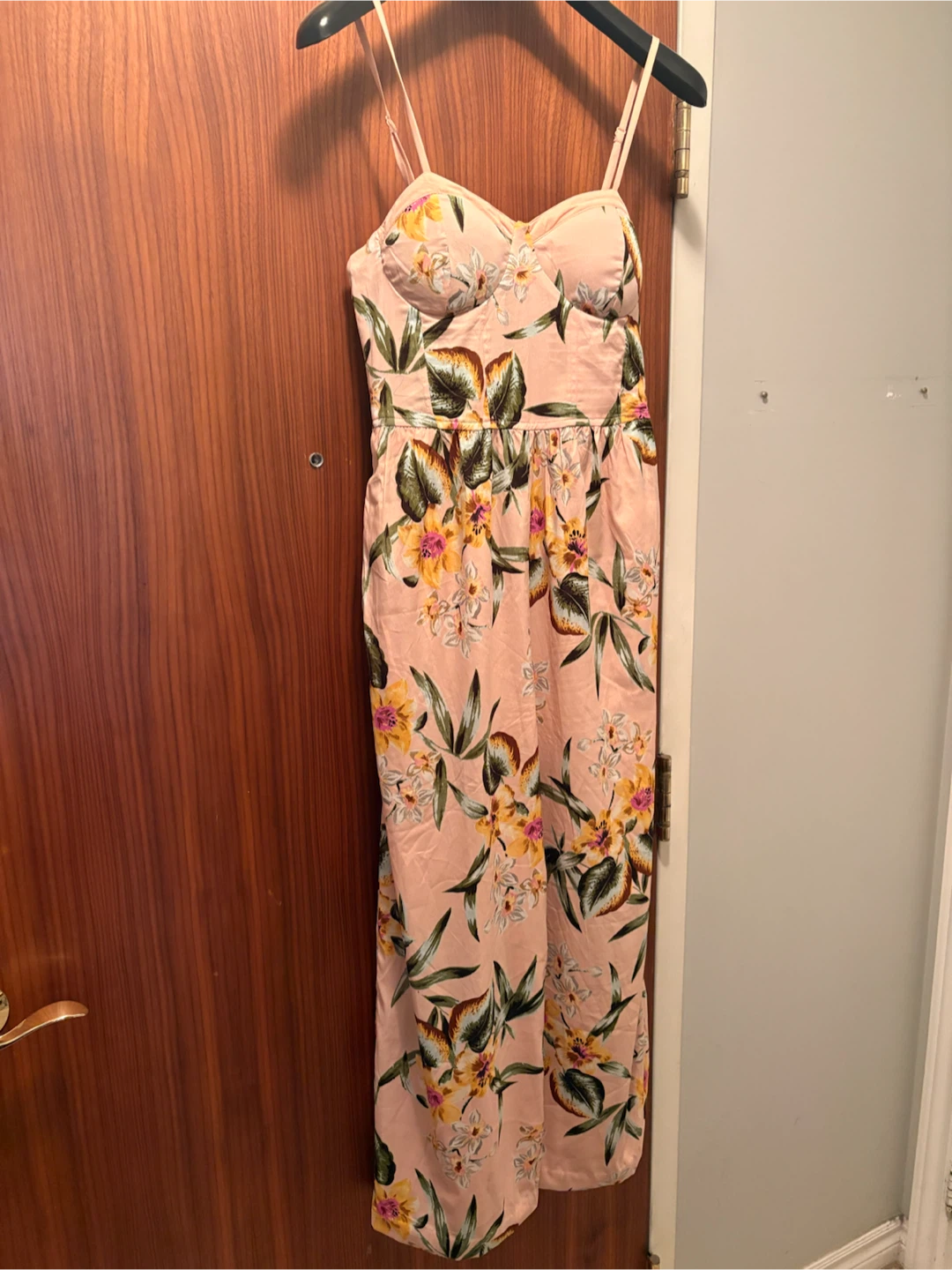 Pink Floral jumpsuit - photo 2