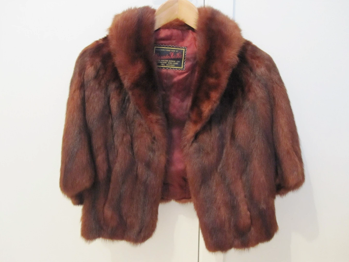 Excellent Condition Vintage Mink Stole Jacket
