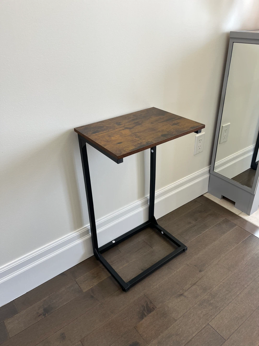 New Brown C-Shaped Table - photo 2