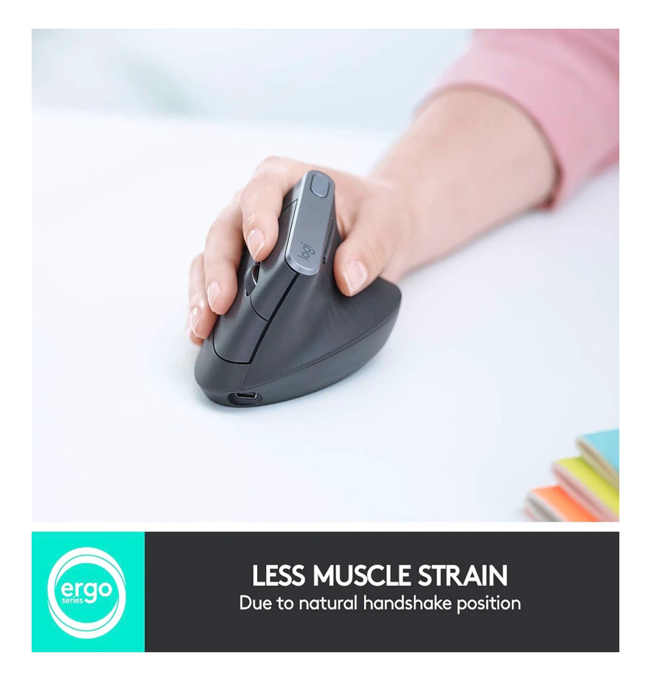 Logitech MX Vertical Advanced Ergonomic Mouse Brand New - photo 2