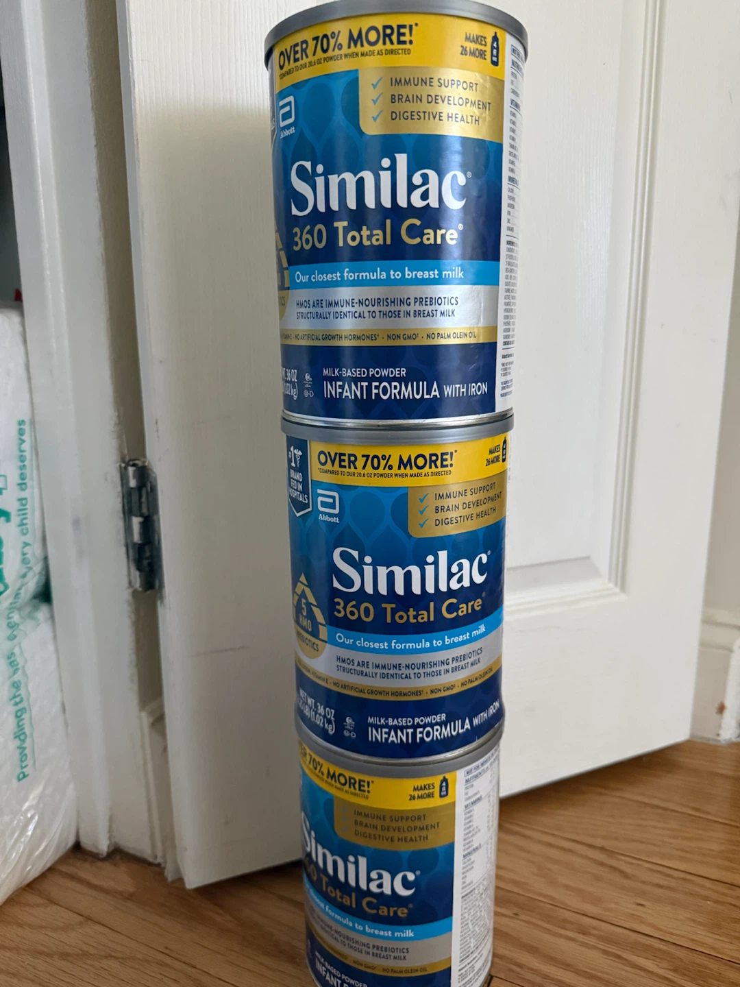 Similac 360 Total Care Infant Formula - 36 oz cans (3-Pack) - photo 2