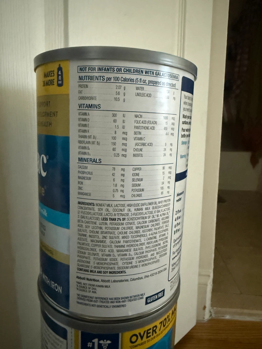 Similac 360 Total Care Infant Formula - 36 oz cans (3-Pack) - photo 3