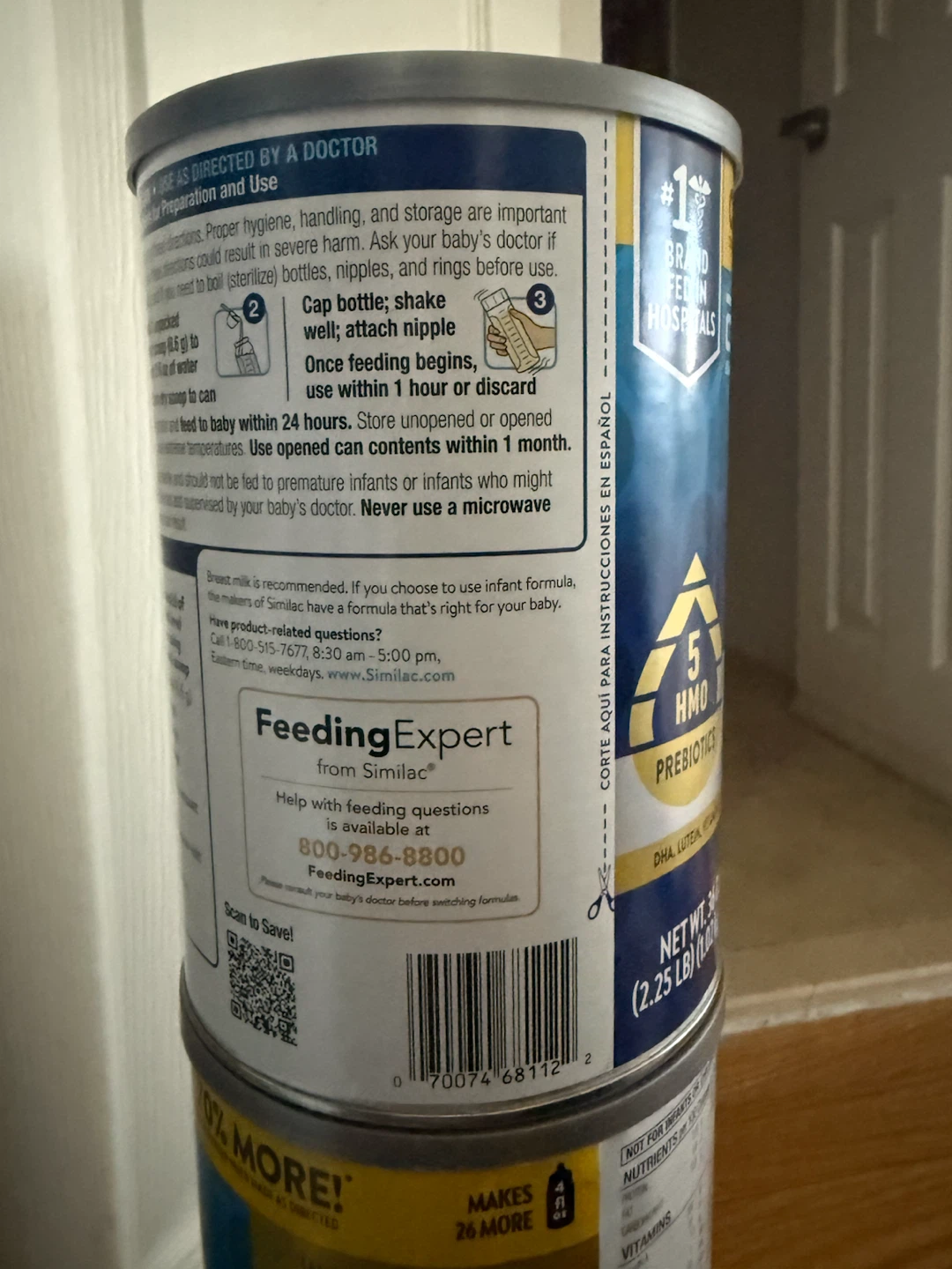 Similac 360 Total Care Infant Formula - 36 oz cans (3-Pack) - photo 4