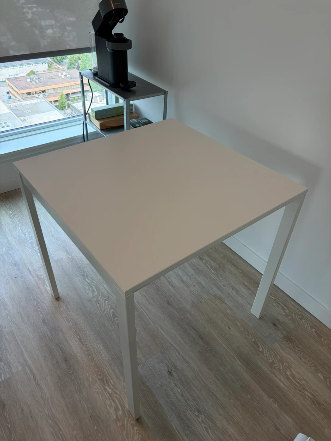 White Square Dining Table