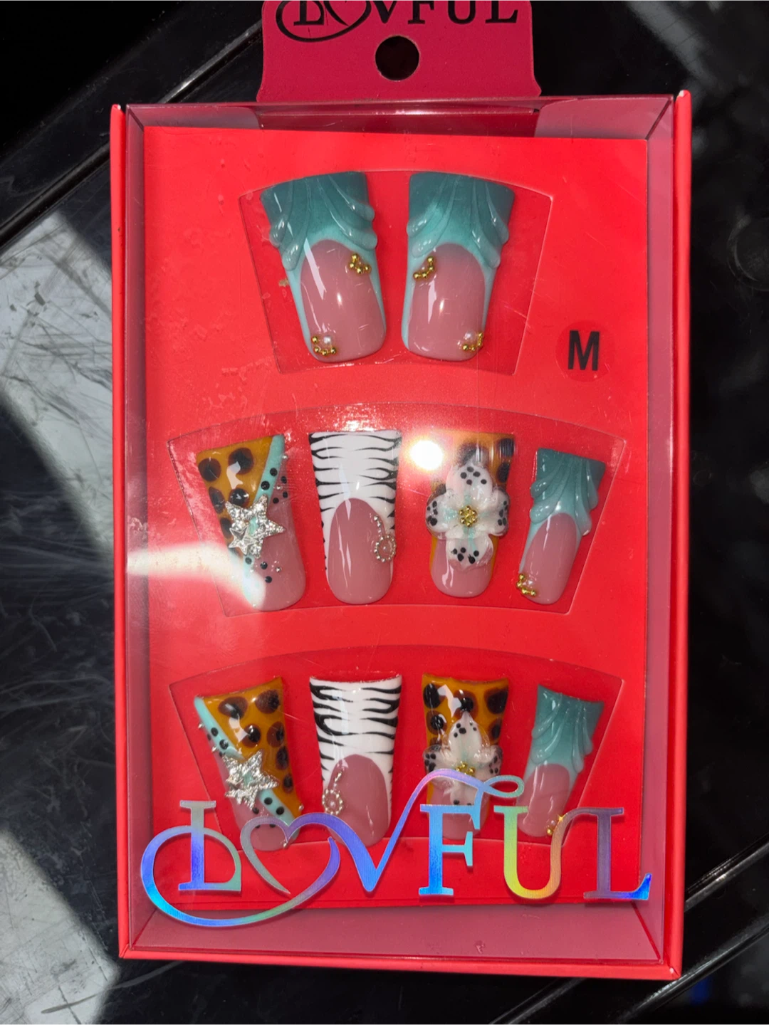 LOVEFUL Press-On Nails - Size M - photo 3