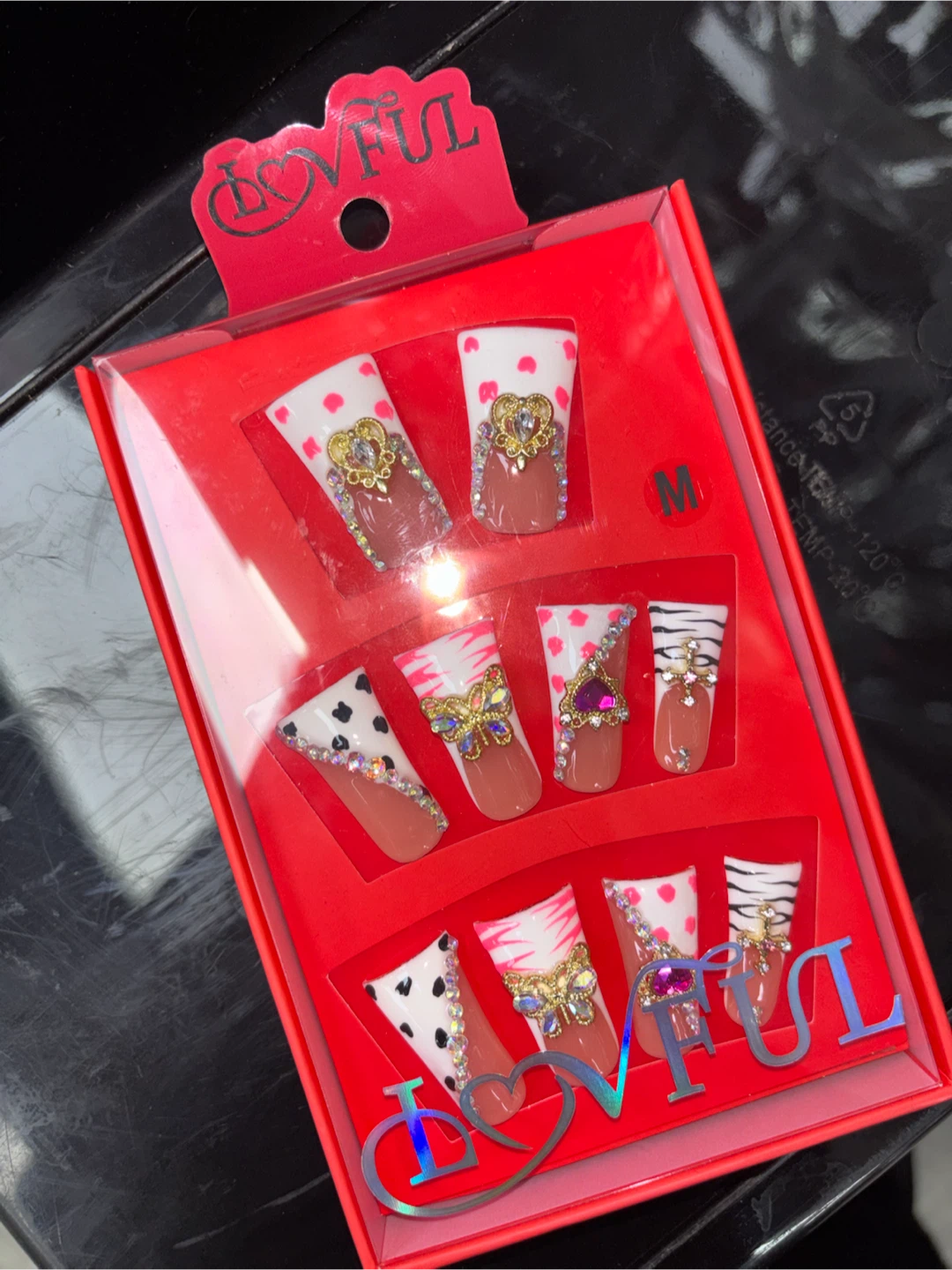 LOVEFUL Press-On Nails - Size M - photo 4