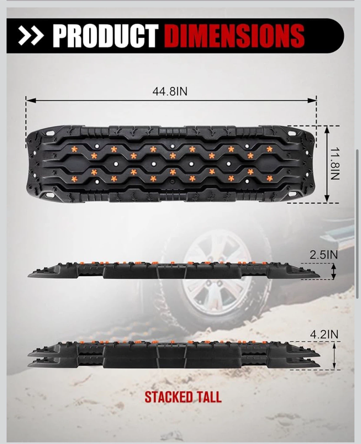 FIERYRED Recovery Traction Boards (2 Pcs) TB2 - photo 4