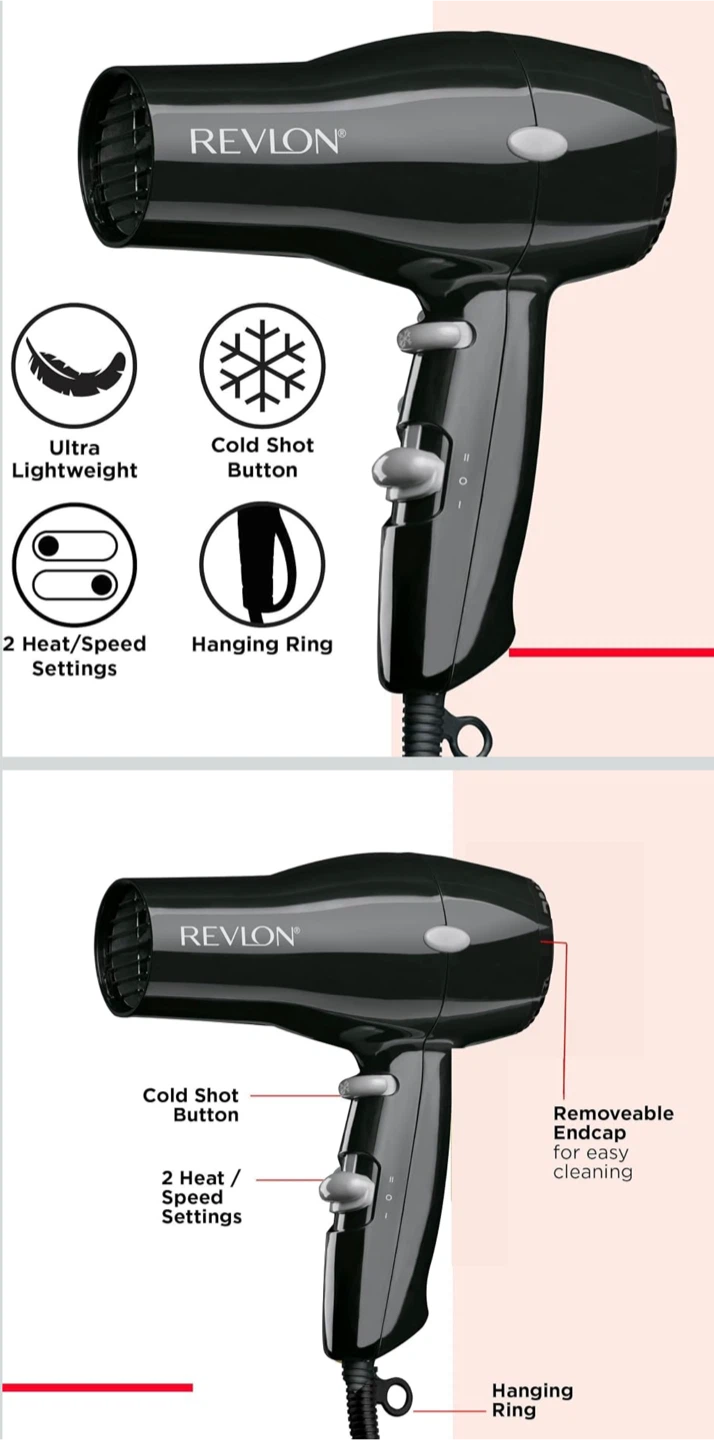 Revlon 1875 Watt Hair Dryer - photo 3