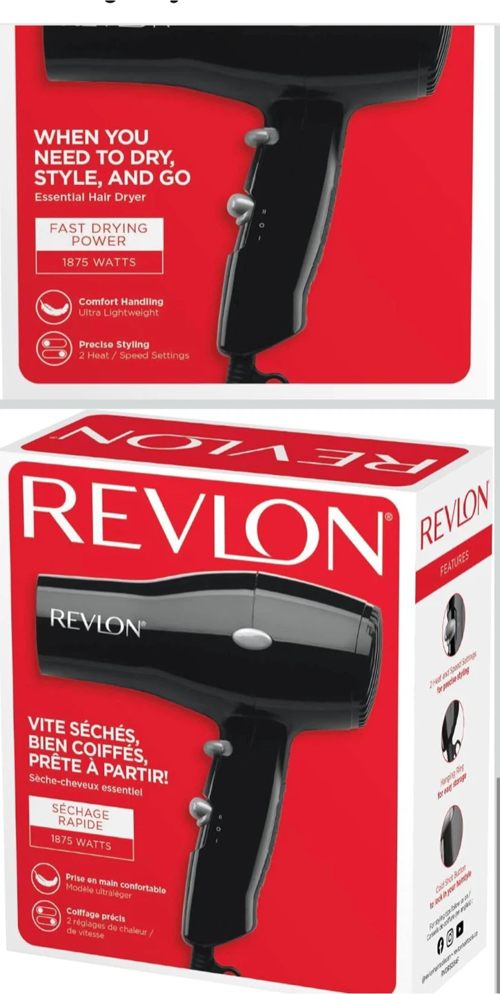 Revlon 1875 Watt Hair Dryer - photo 4