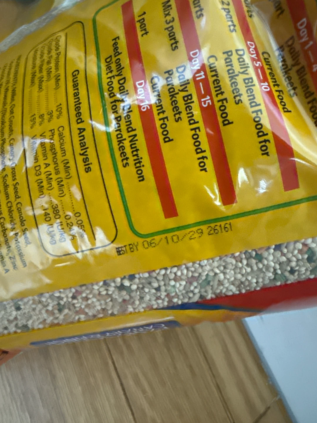 Wild Harvest Daily Blend Parakeet Canary & Finch Bird Food - photo 3