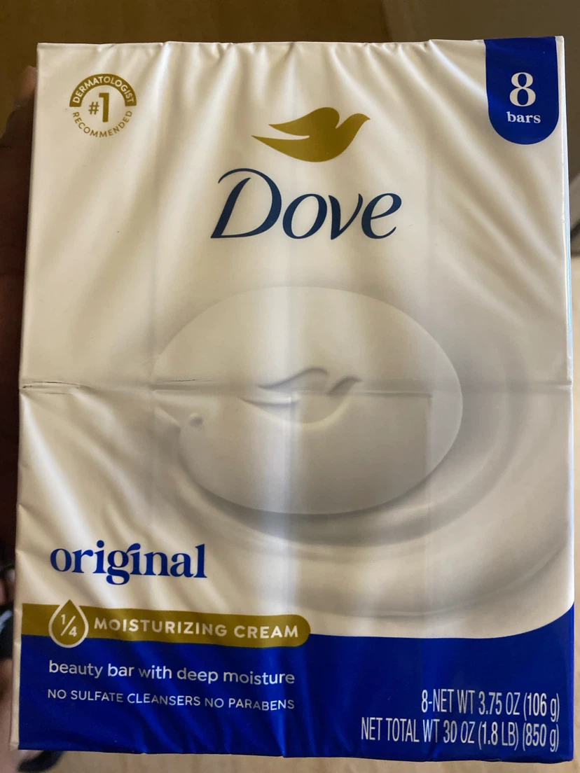 Dove Original Beauty Bar Soap - 8 Bars