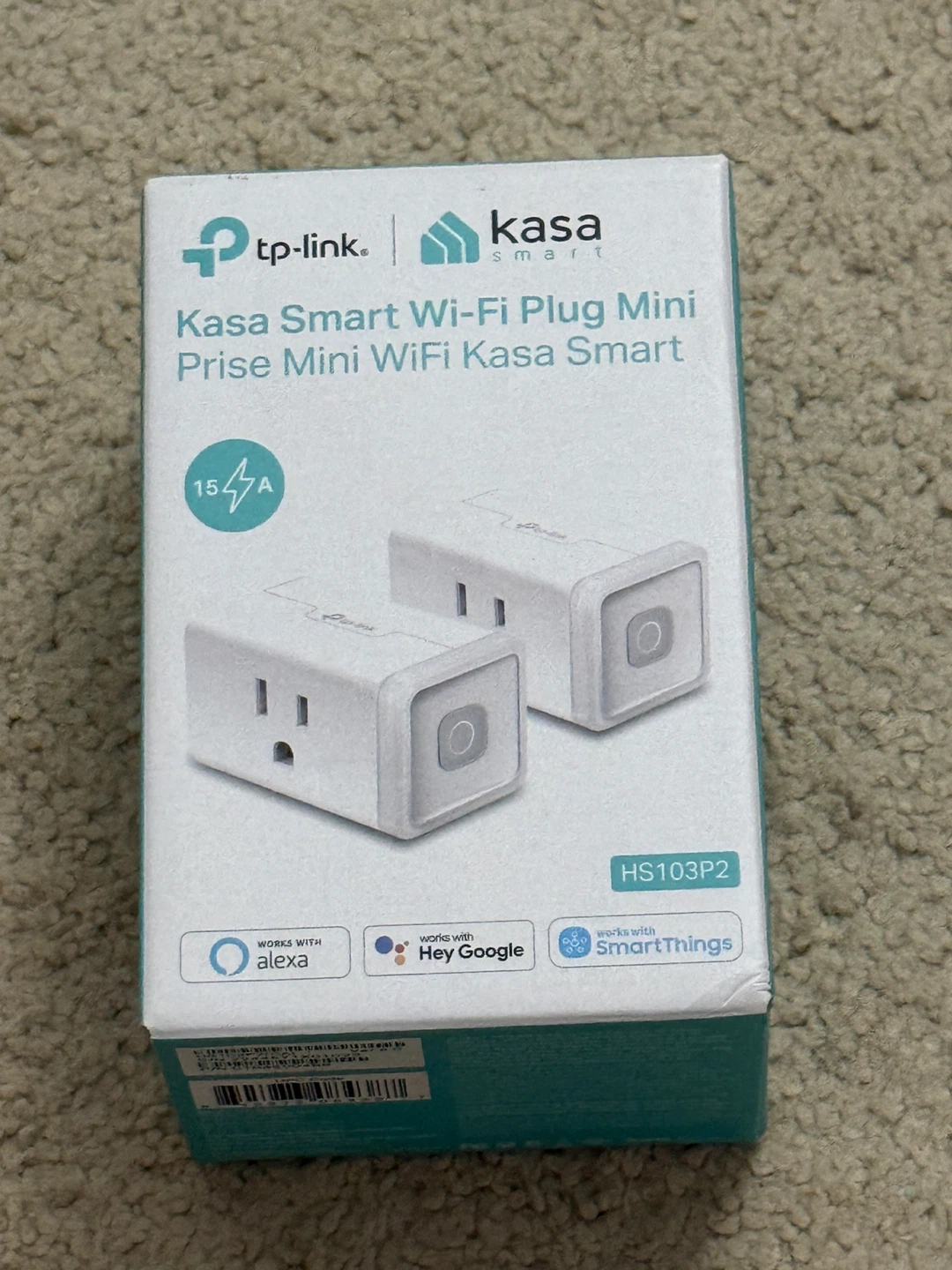 Kasa Smart Wi-Fi Plug Mini (2 Pack)