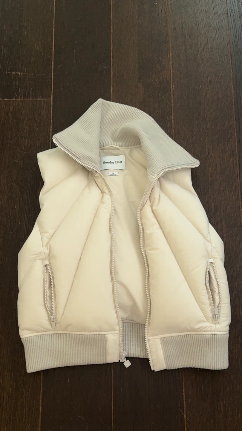 Aritzia Goose Down Bomber Vest
