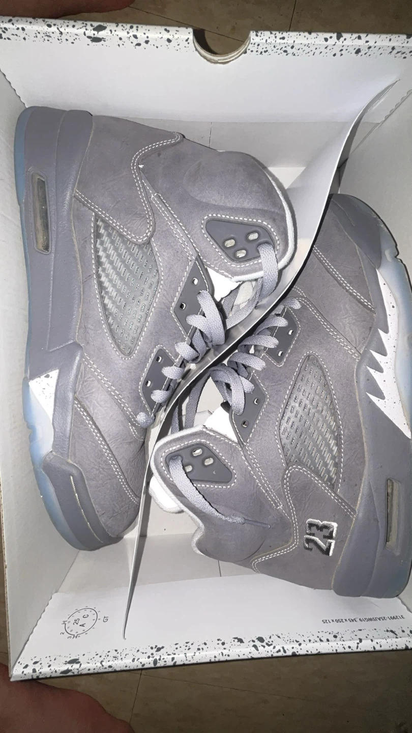 Jordan 5 grey wolf