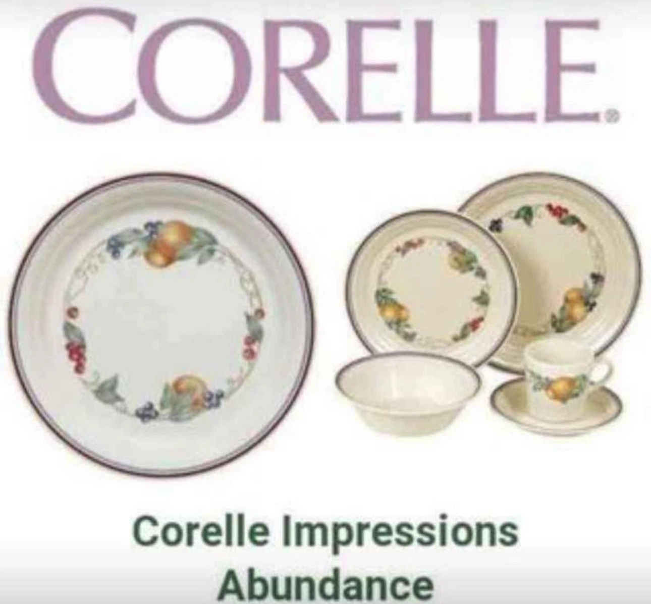 Corelle Impressions Abundance Dinnerware Set - photo 4
