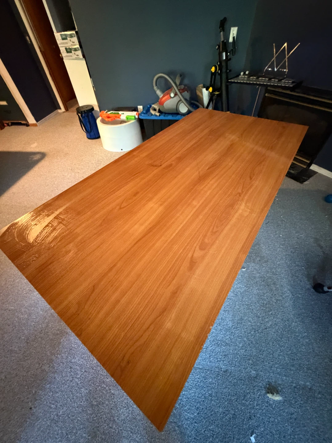Wood Grain Office Desk - photo 3