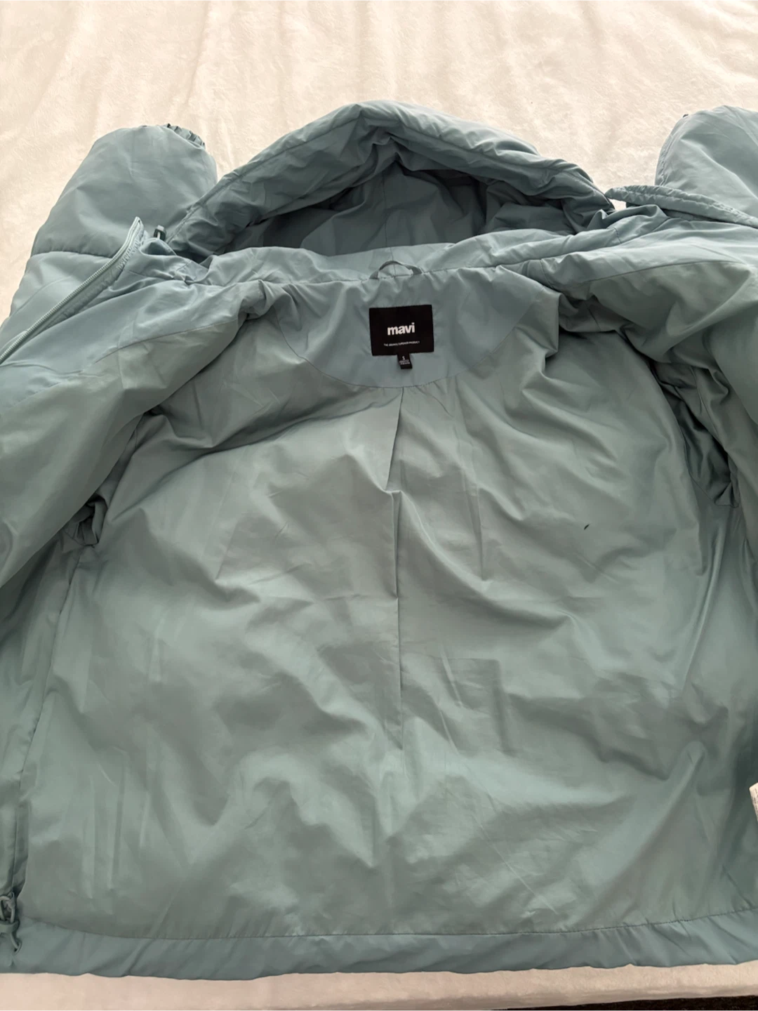 Mavi Puffer Jacket - Light Blue - Size S - photo 4
