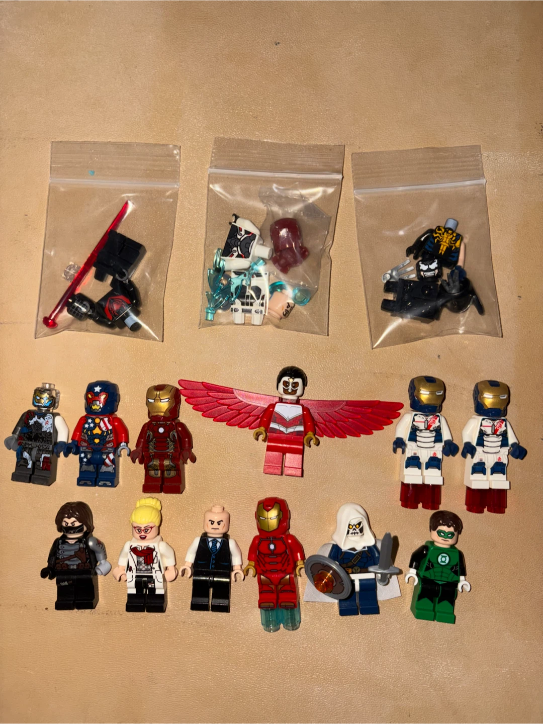 LEGO Marvel and DC Minifigure Lot