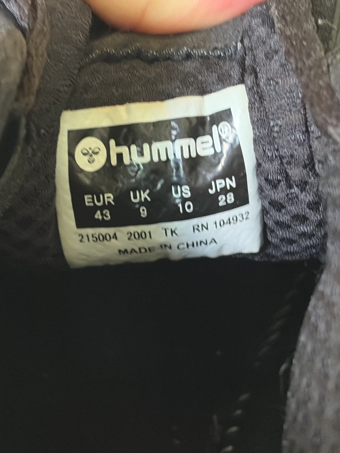 Hummel Black Sneakers - Size US 10 - photo 3