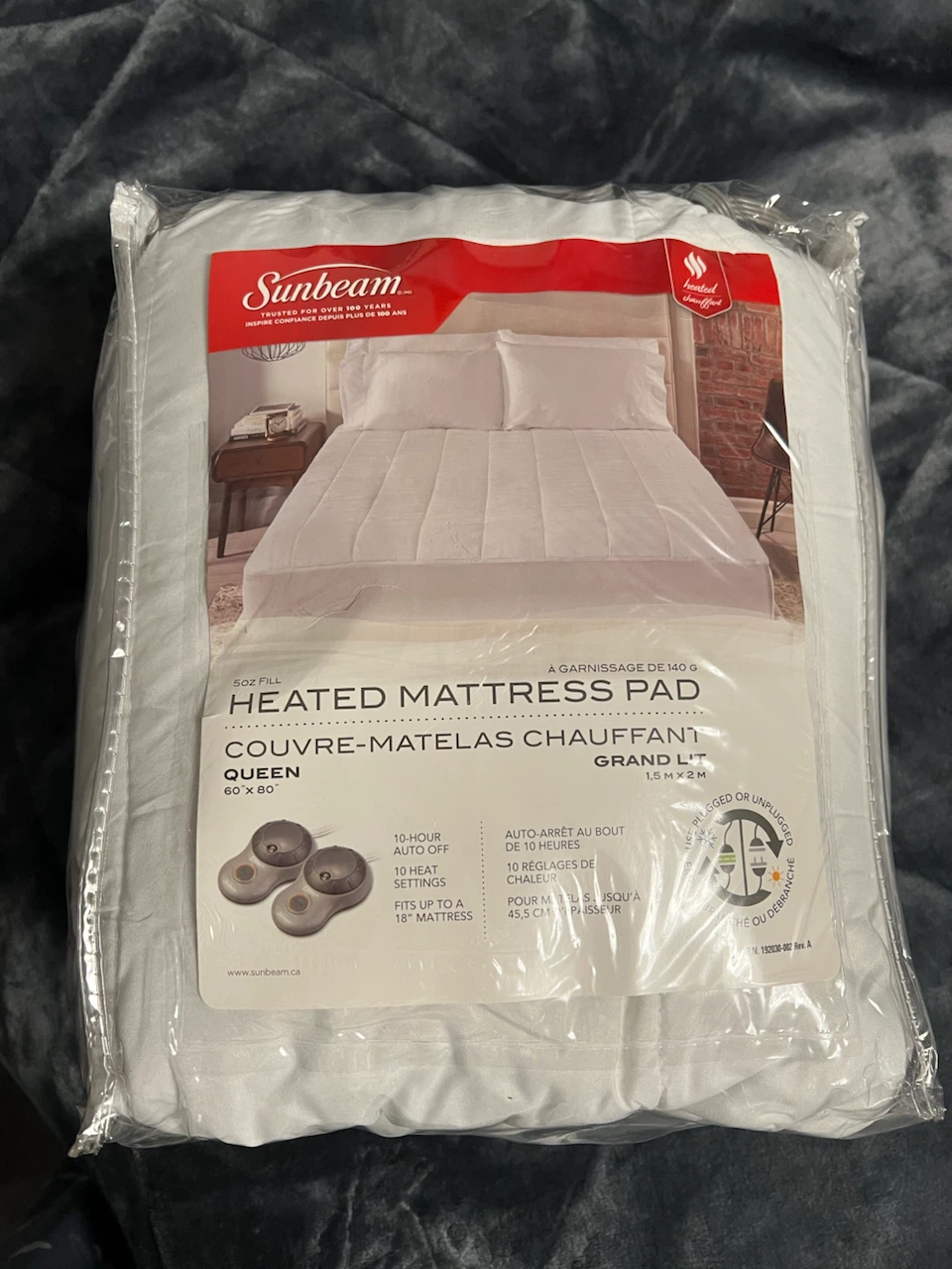 Sunbeam Queen Heated Mattress Pad