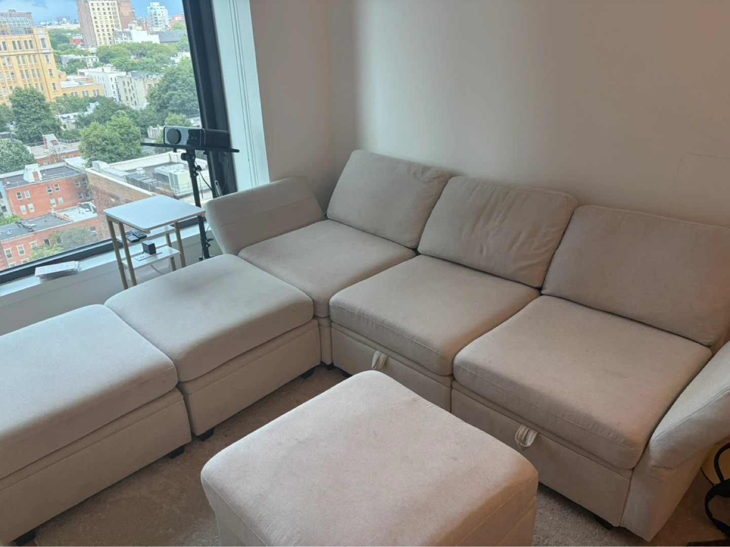 Modular Sectional Sofa with Storage