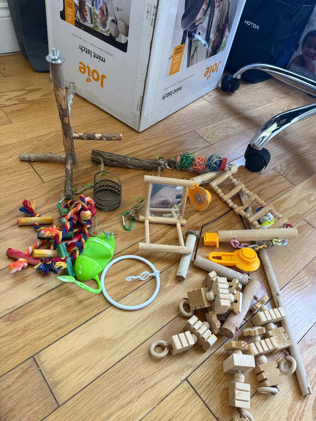 Assorted Bird Cage Toys