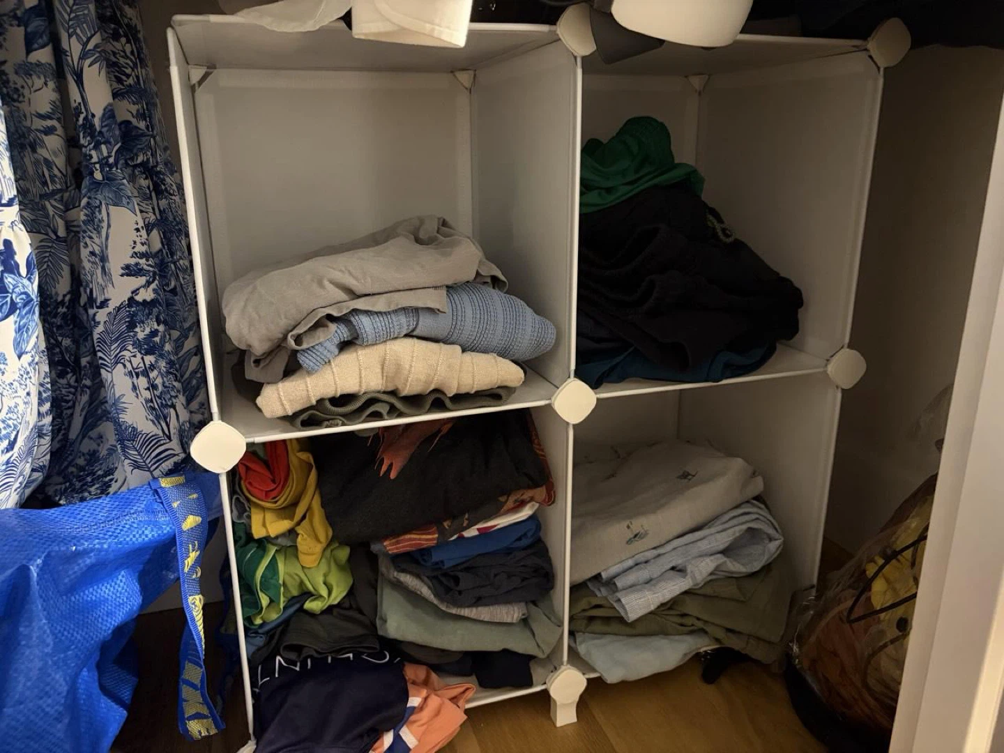 White Cube Storage Organizer