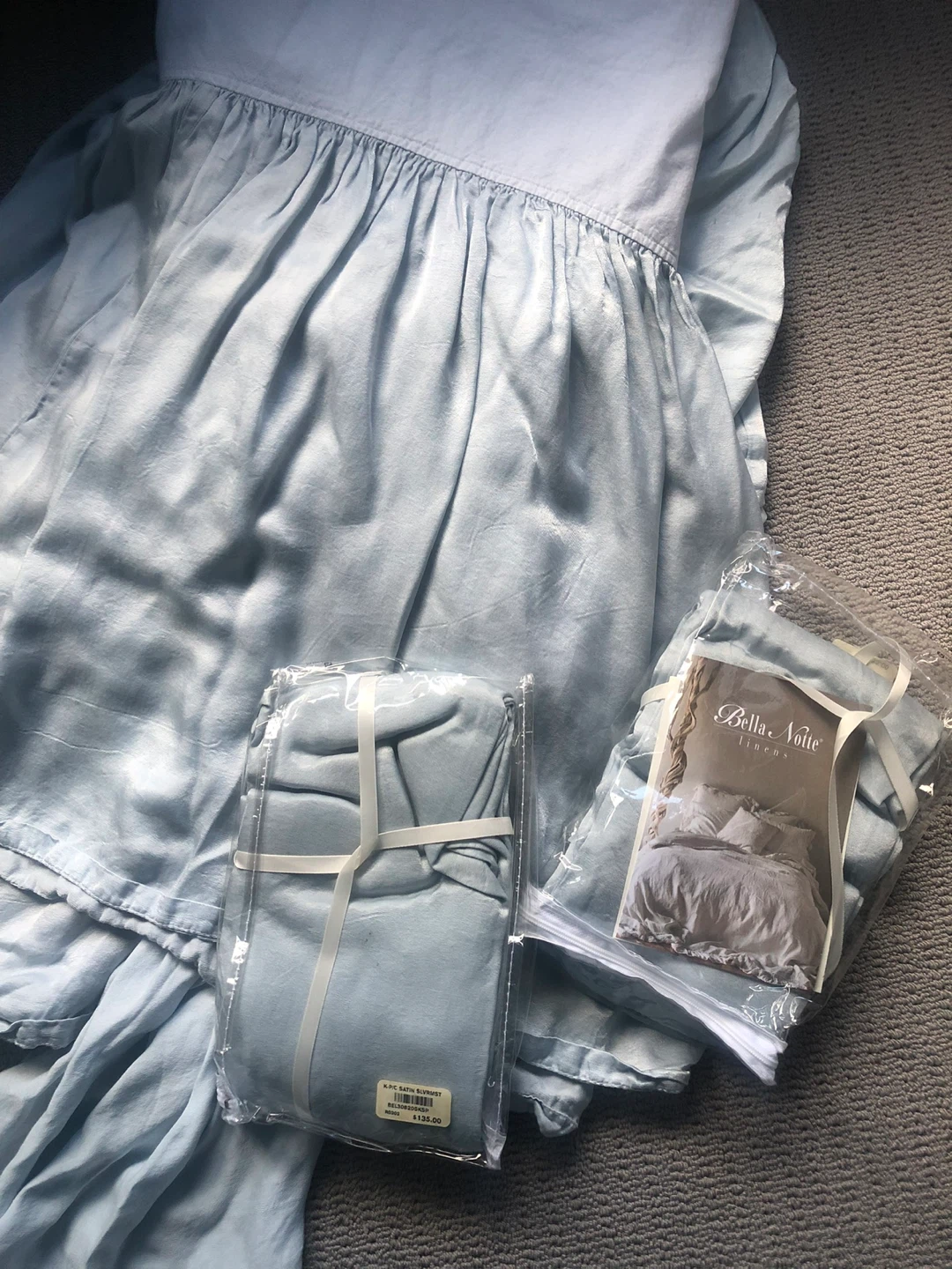 Bella Notte Linens Satin Pillowcase & skirt - photo 3
