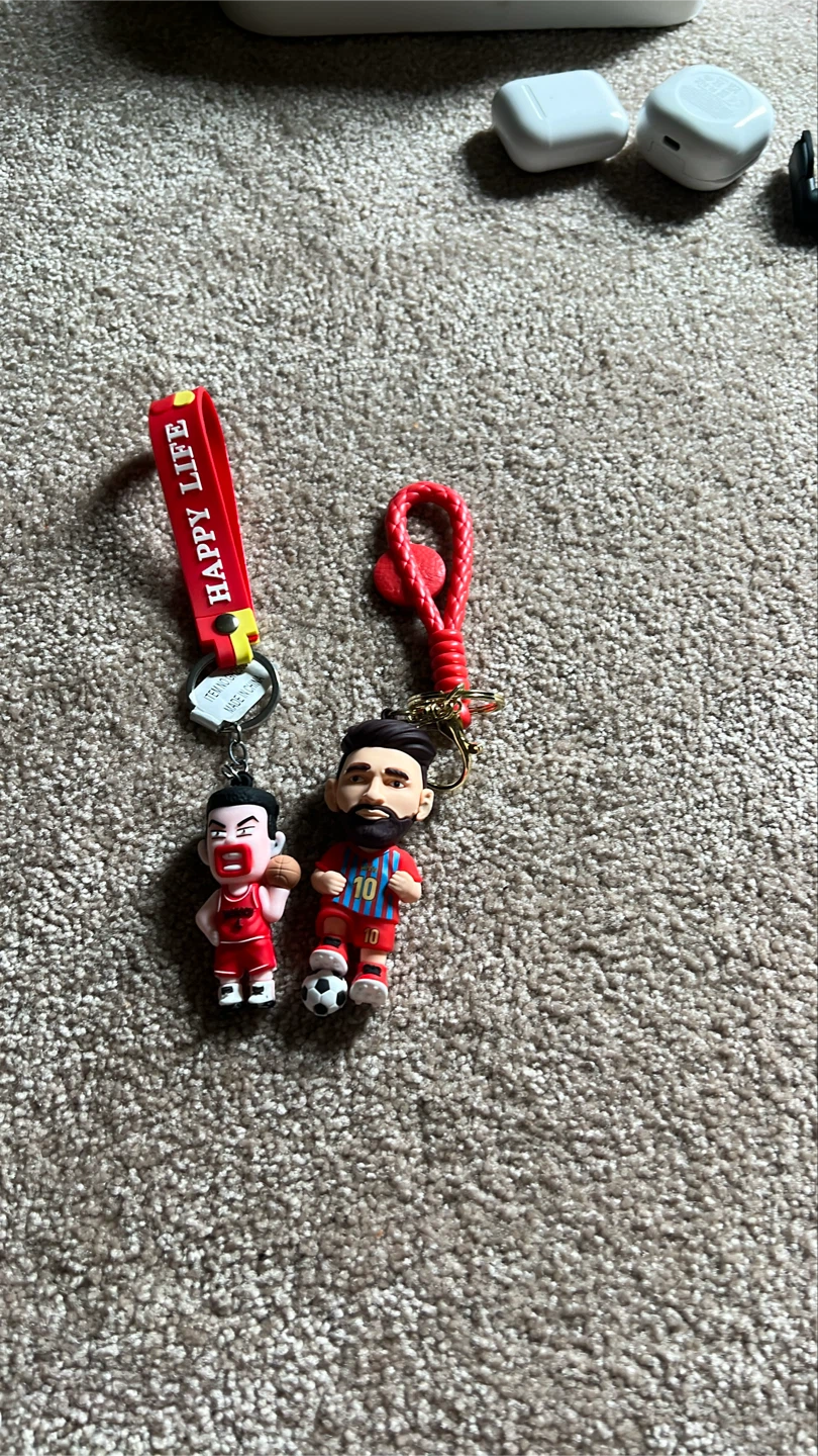 Soccer Player Keychains (2-Pack)