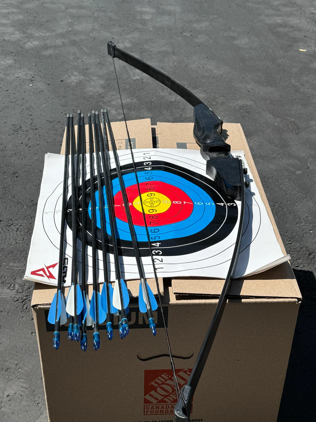 Archery Set with Bow, Arrows, and Target - photo 3