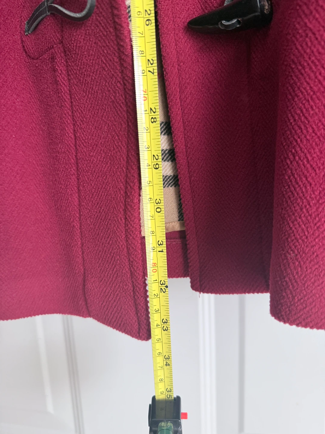 Burberry Duffle Coat - Dark Red - photo 5