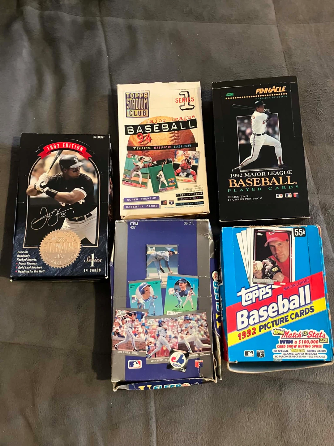 Assorted Baseball & Hockey Trading Cards