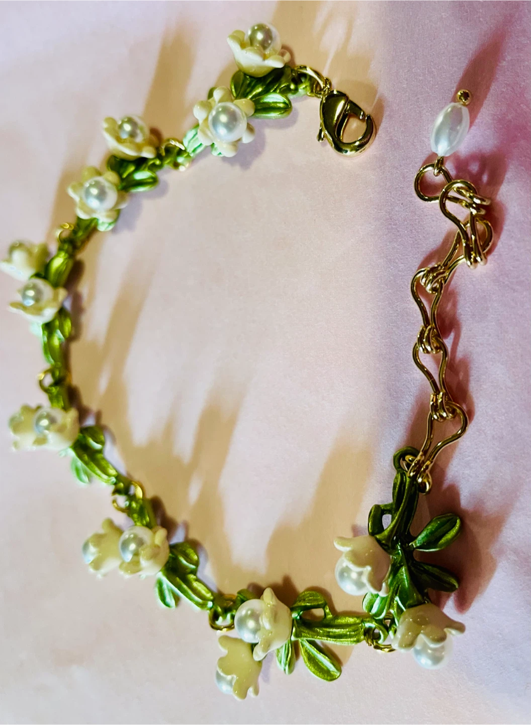 Lily of the Valley Flower Bracelet - photo 2