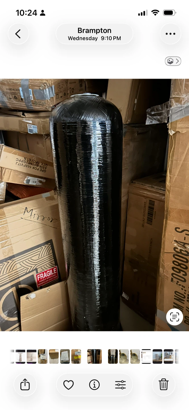 New AQUASURE Water Softener tank missing modular