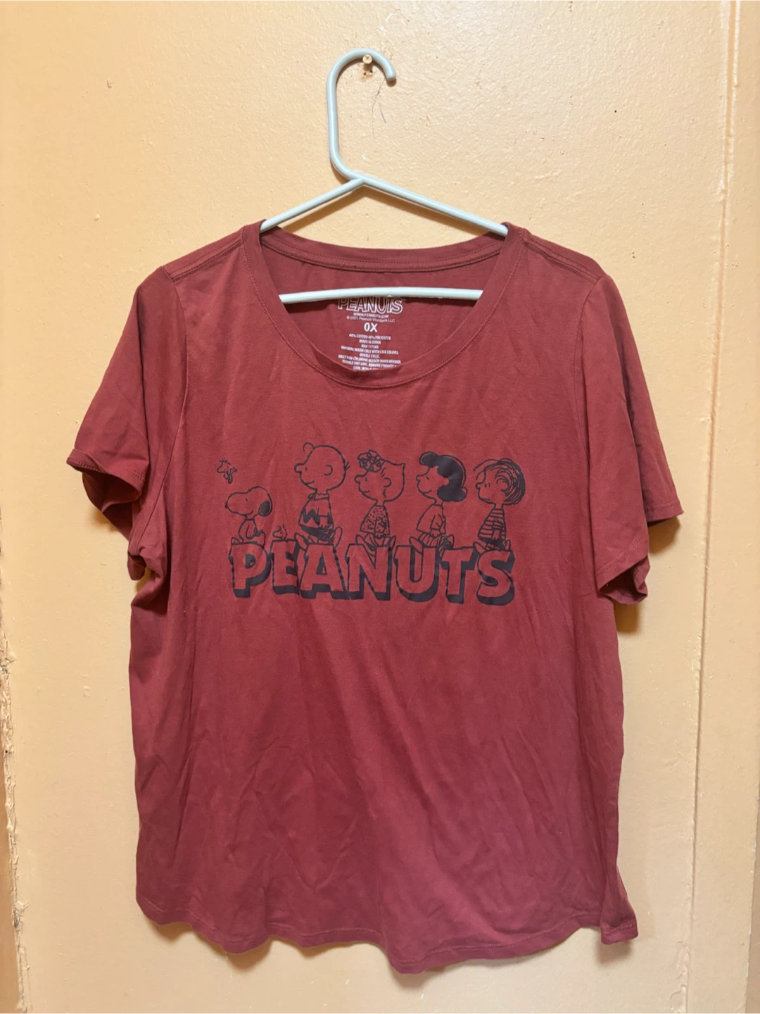 Peanuts Graphic T-Shirt Size 0X