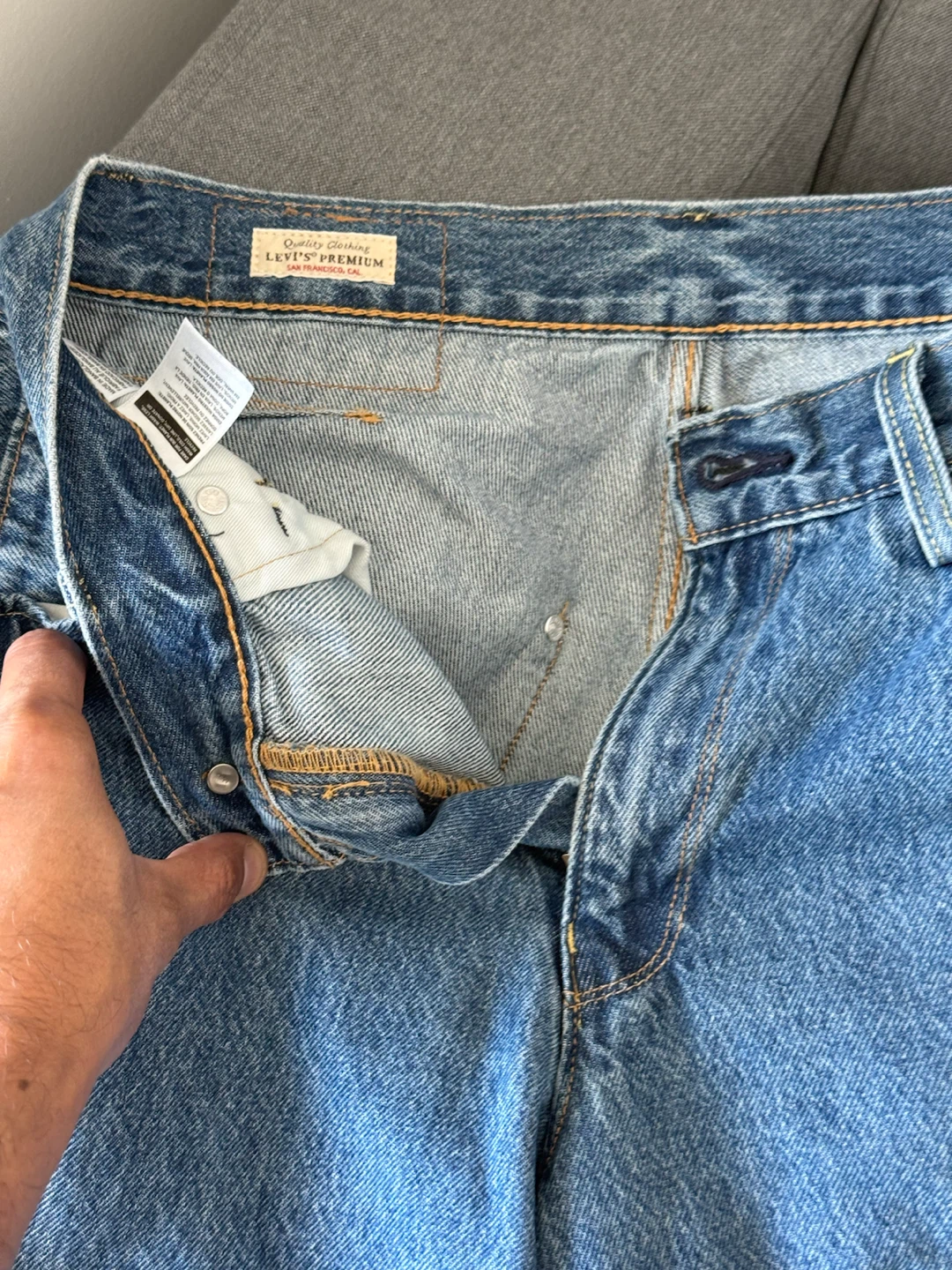 Levi's Premium baggy wide leg Jeans W30 L30 - photo 3