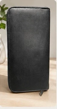 Black Zip Around Wallet - photo 3