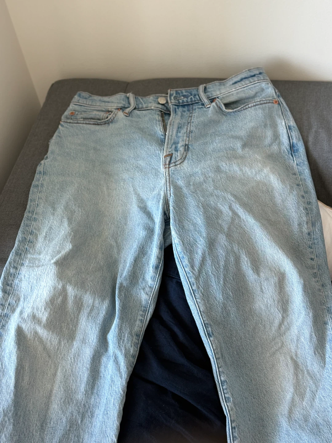 Abercrombie & Fitch Light Wash Jeans baggy