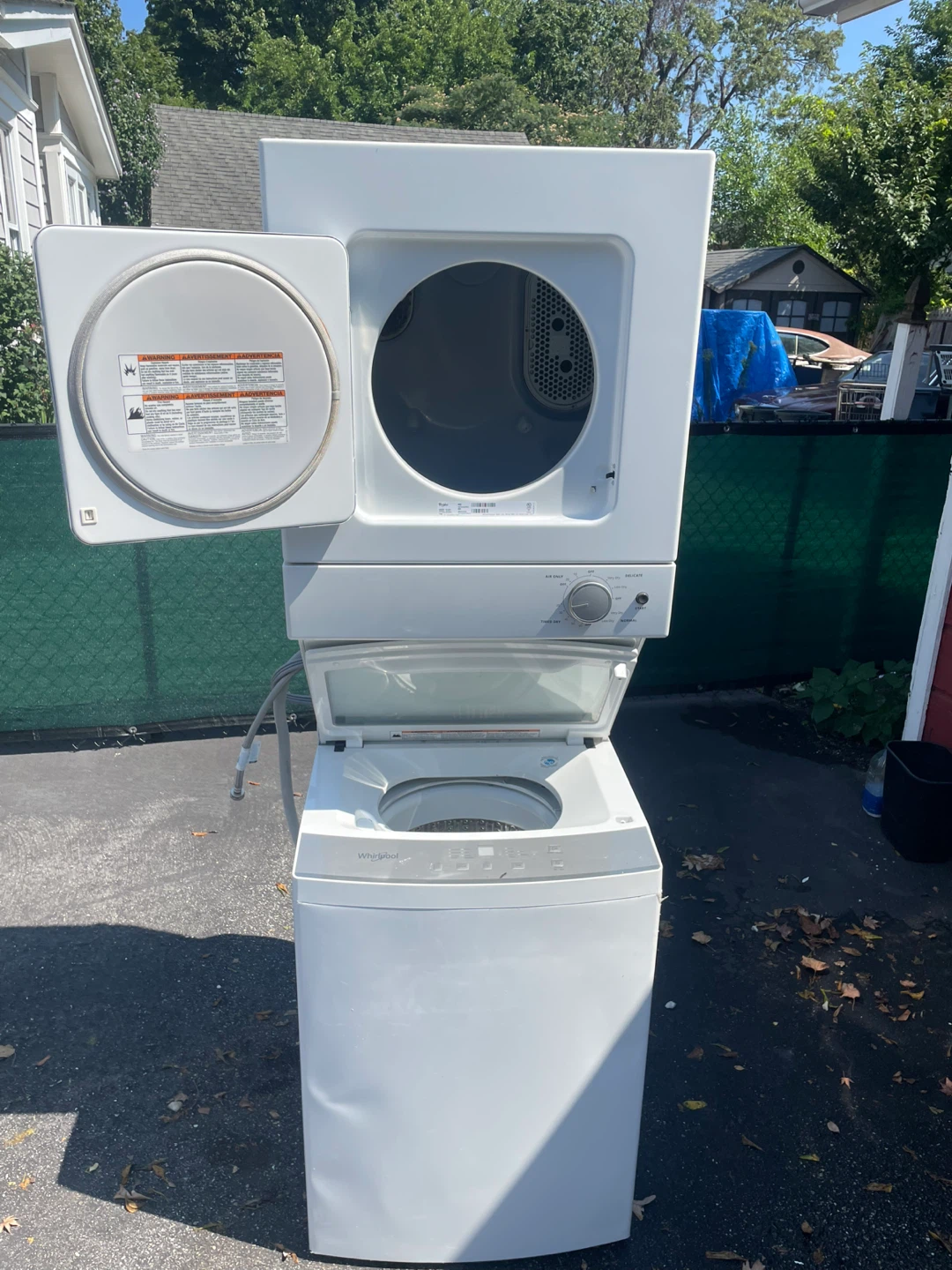Whirlpool Stackable Washer and Dryer Combo - photo 2