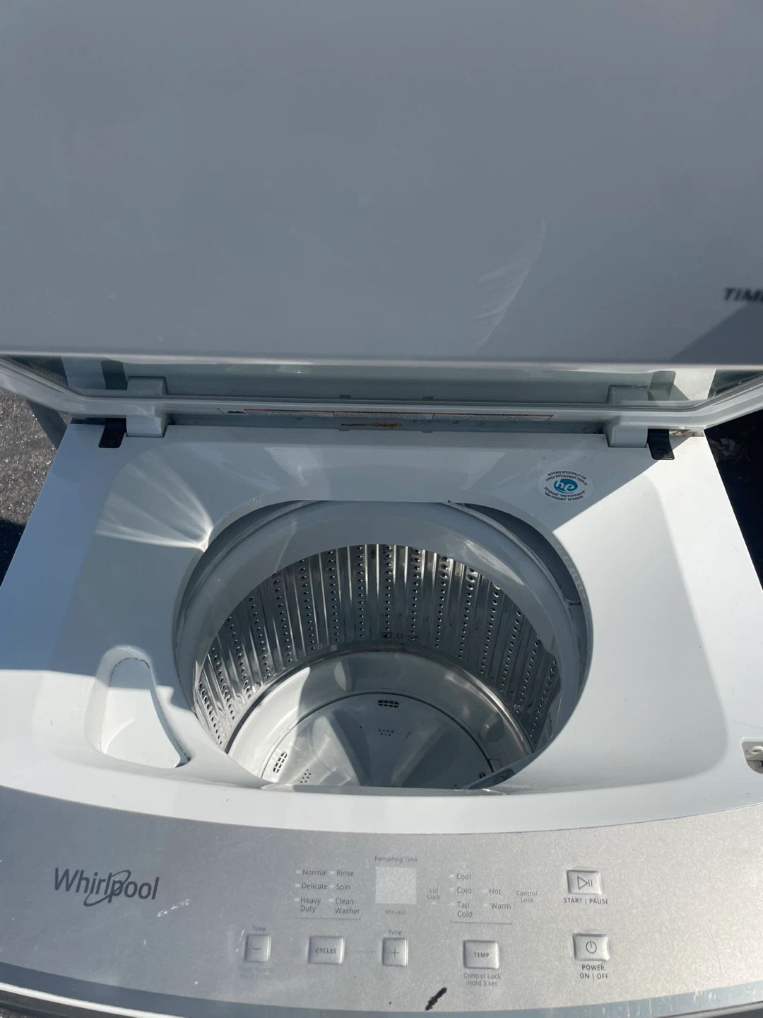 Whirlpool Stackable Washer and Dryer Combo - photo 3